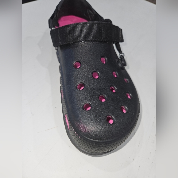 CROCS x Post Malone Collab Black & Pink Shoes. Limited Ed. Mens Sz 10, Womens 12 - Picture 6 of 13